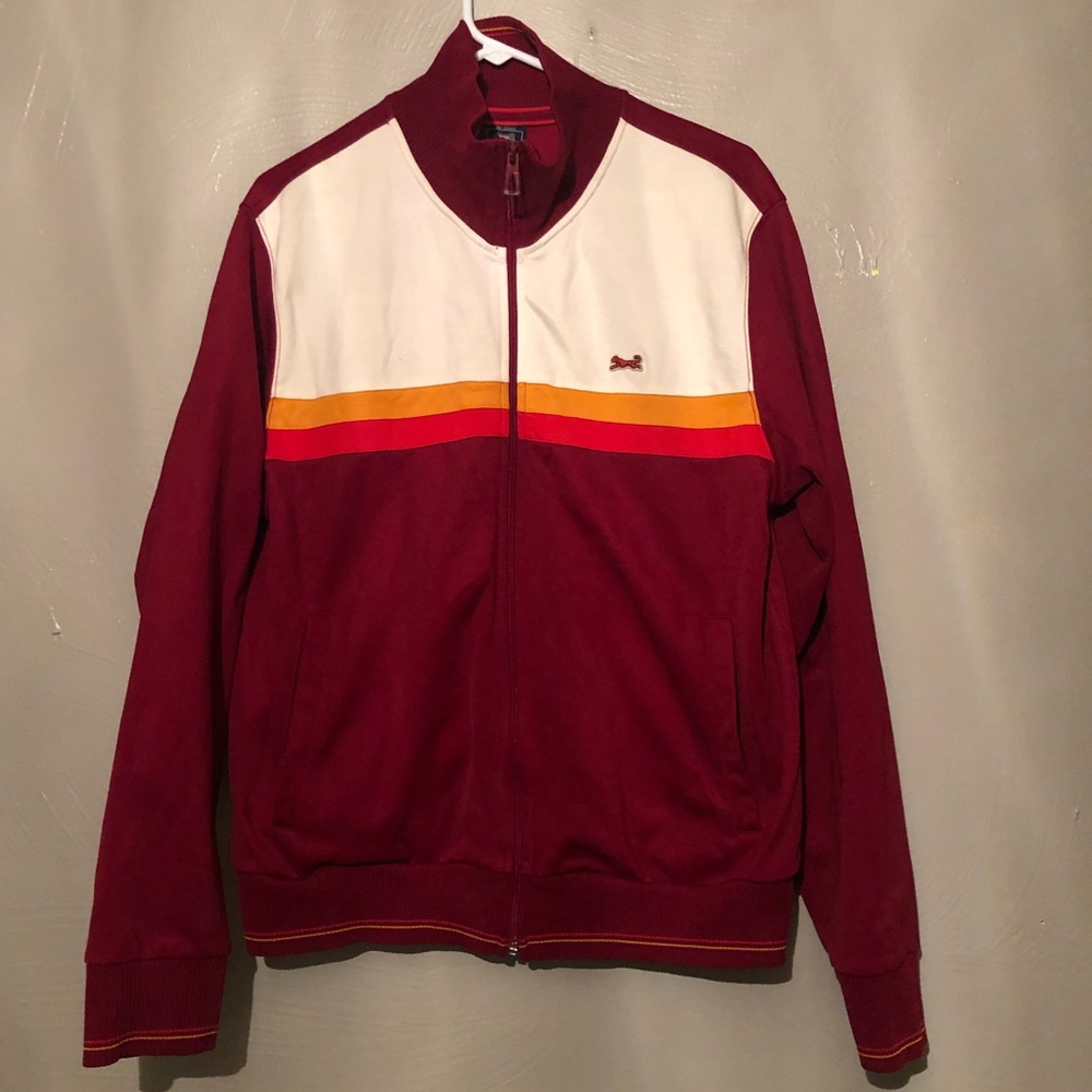 Le Tigre Mens Red & White Track Jacket